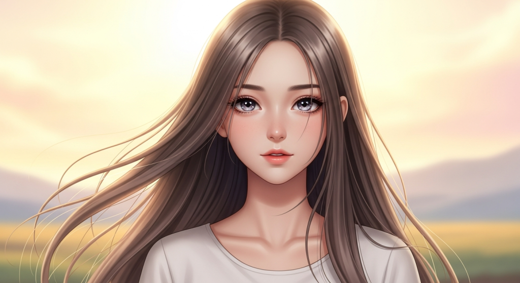 Cute Anime Girl Wallpaper